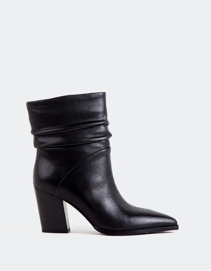 Evania Black Leather