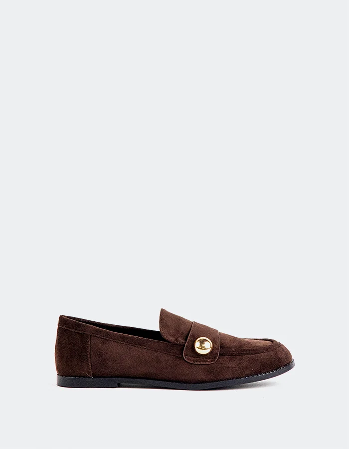 Gamine Brown Suede