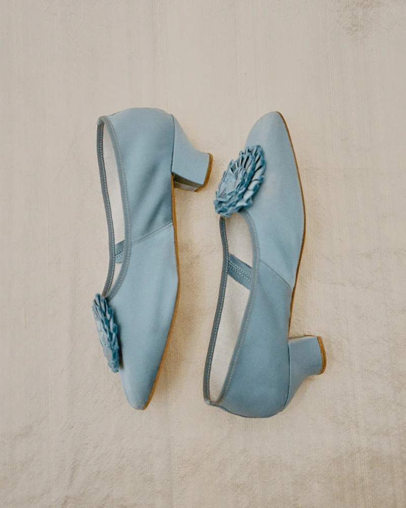 Souliers Dulion, bleu