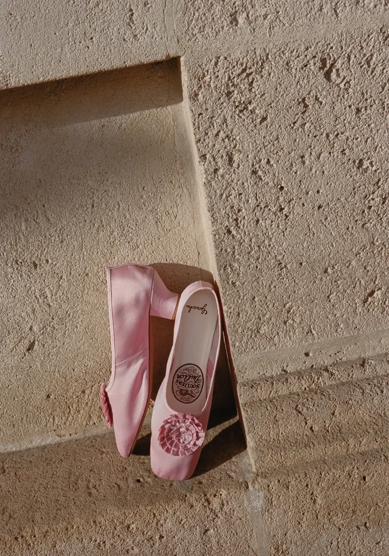 Souliers Dulion, rose
