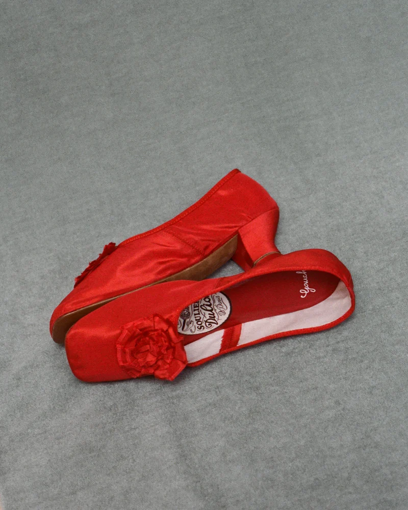 Souliers Dulion, rouge
