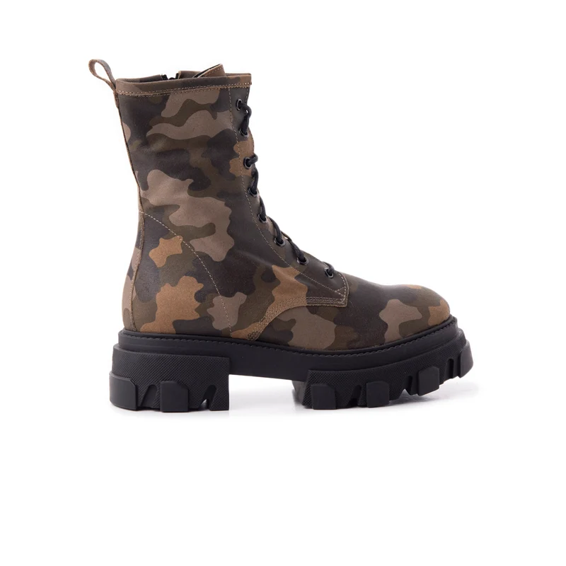 Fukoka Green Military Leather