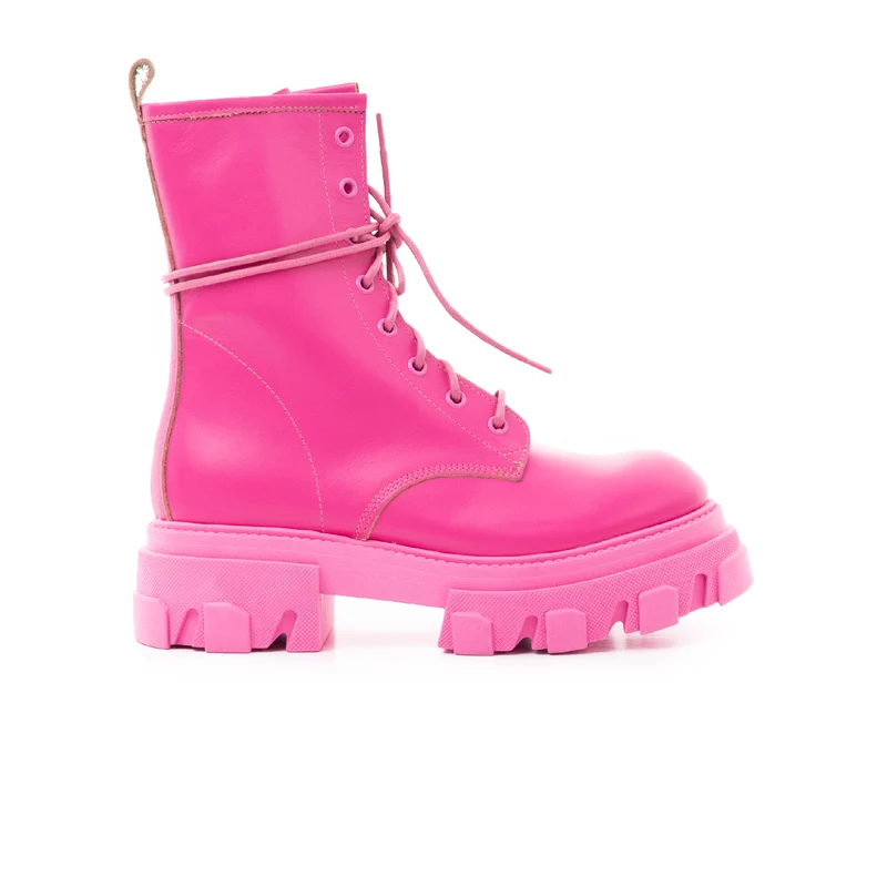 Fukoka Fuschia Leather