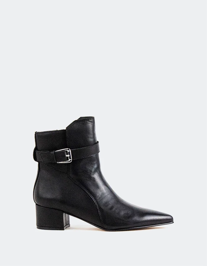 Caroline Black Leather
