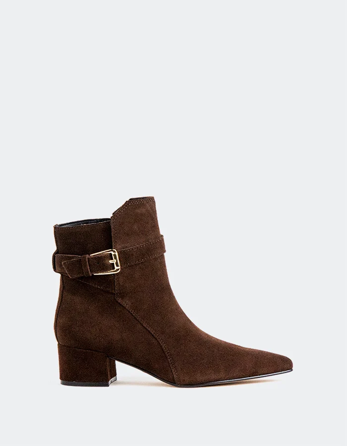 Caroline Brown Suede