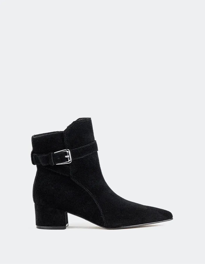Caroline Black Suede