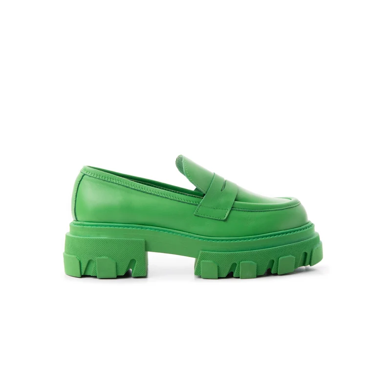 Tahara Green Leather