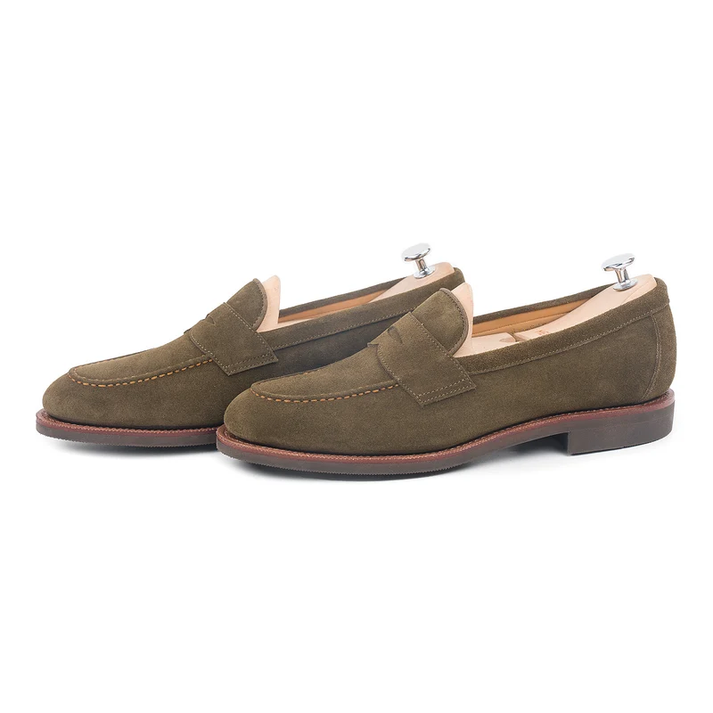 514045 - HUNTING GREEN SUEDE - E