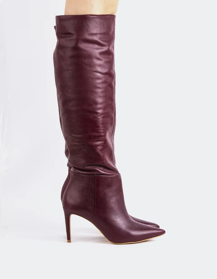 Leilani Burgundy Leather