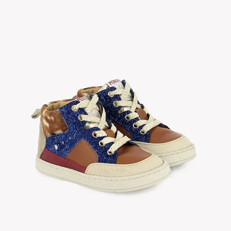 MOUSSE BUMP - NAPPA-HAIRY - BLEU ELECTRIC-LEO PU