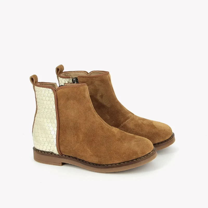 TRIP BACK - VELOURS OILY-CR - CARAMEL-PLATINE