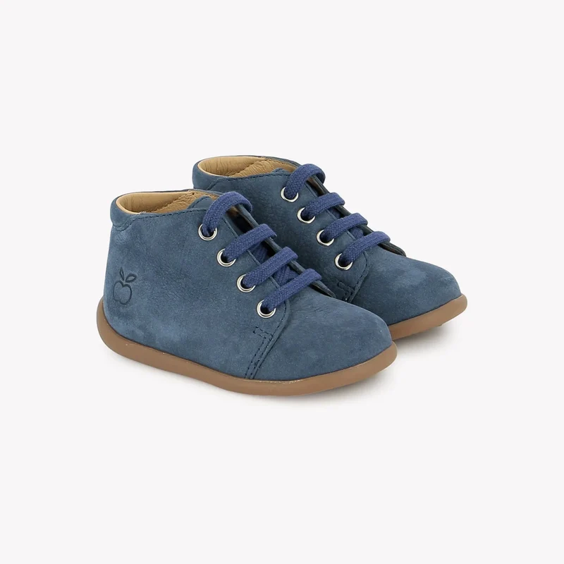 STAND-UP BOTTINE - NUBUCK - JEANS