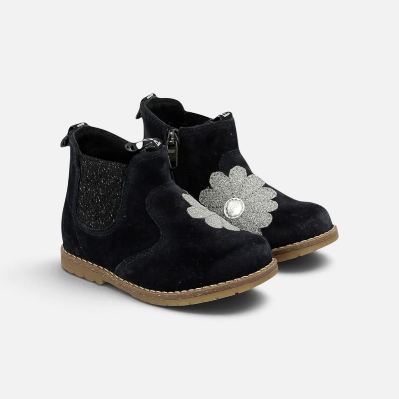 BOB ZIP FLO - VELOURS - NAVY