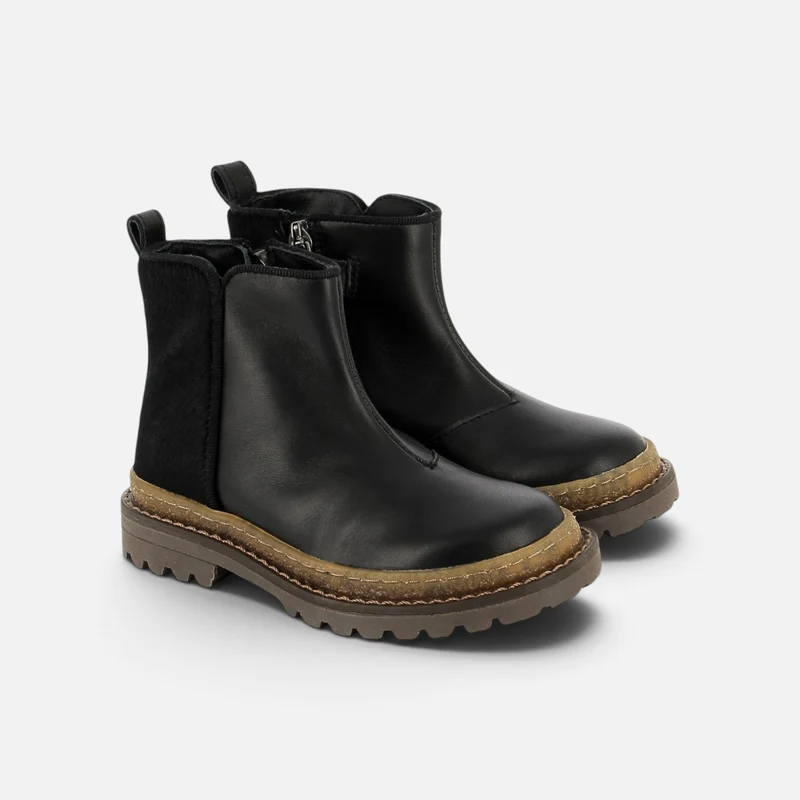 WALL BOOTS - NAPPA-PONY - NOIR