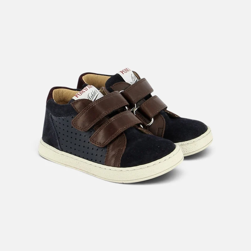 MOUSSE EASY PERFO - VELOURS-ALCE - NAVY-BROWN