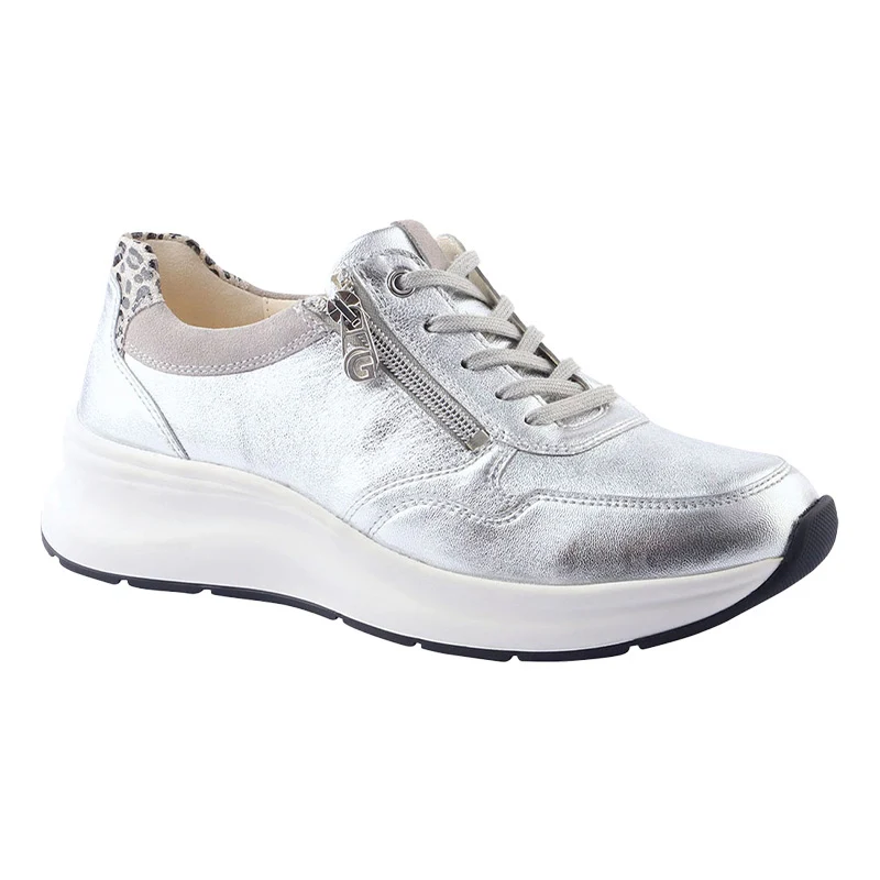 Chaussure à lacets Femme Kim Argent
