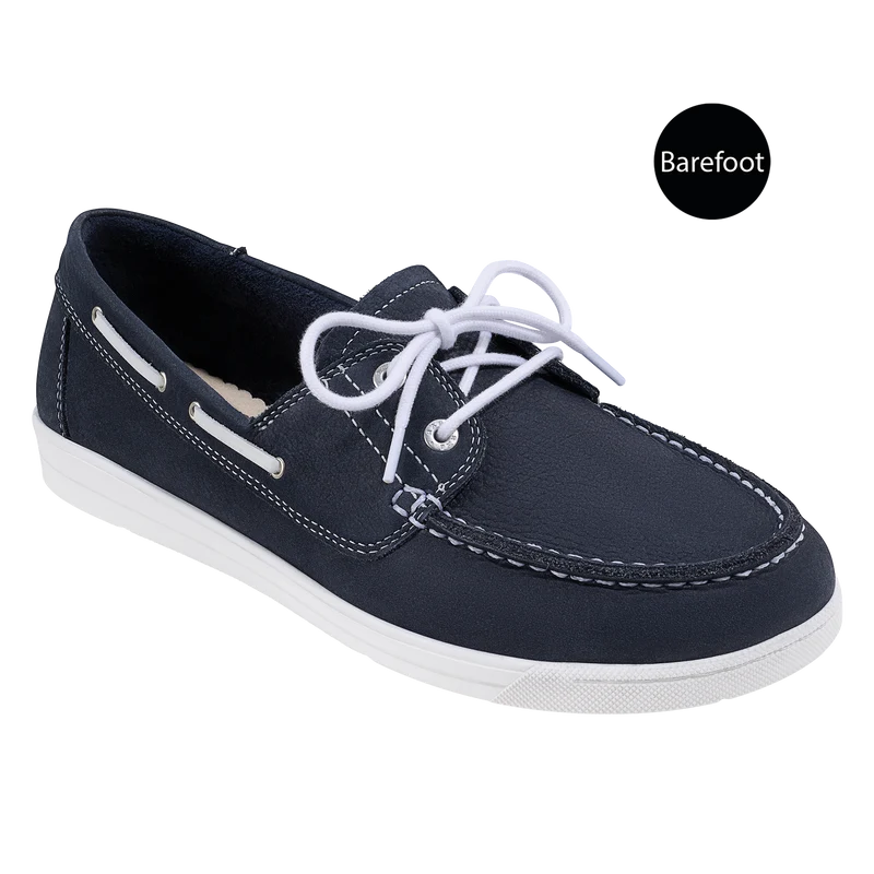 Basket Femme Luzy Bleu - Blanc