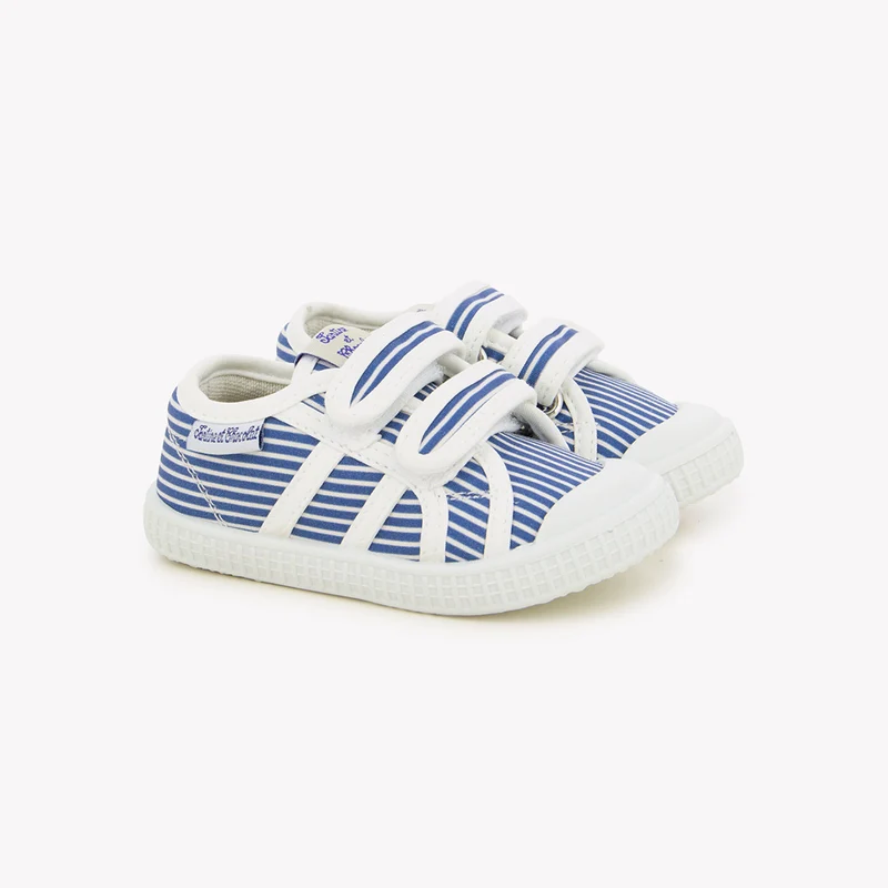 T&C 14 EASY - PRINT TOILE - STRIPES BLUE