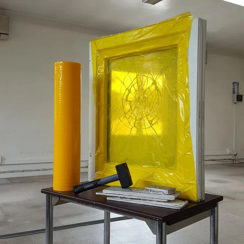 Film de Démolition 150µm Jaune Anti-UV - 0.3m x 50m