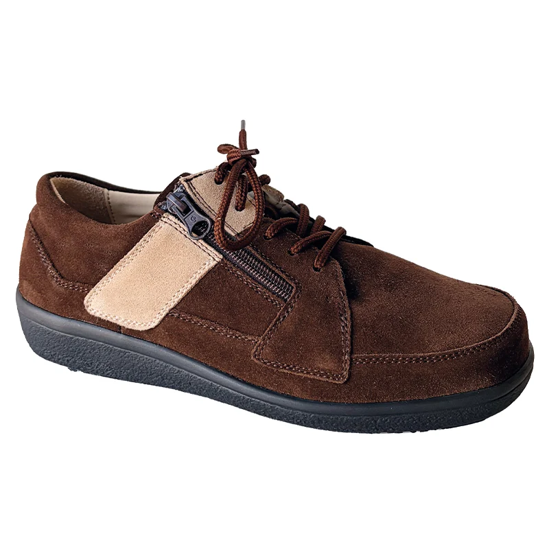 Chaussure à lacets Femme Rose Chocolat