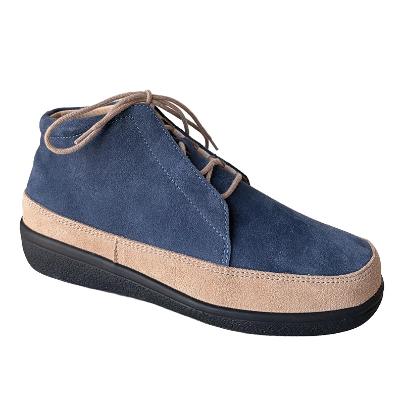Bottine Femme Romy Bleu-Beige