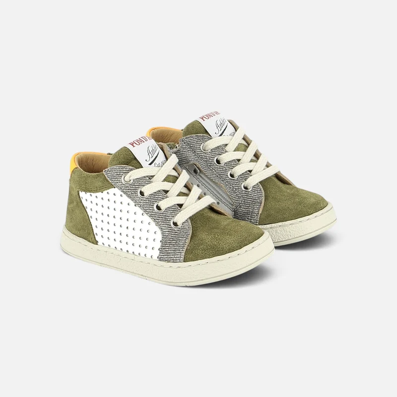 MOUSSE LACE PERFO - VEL-CARPENTER - OLIVE-OFF WHITE