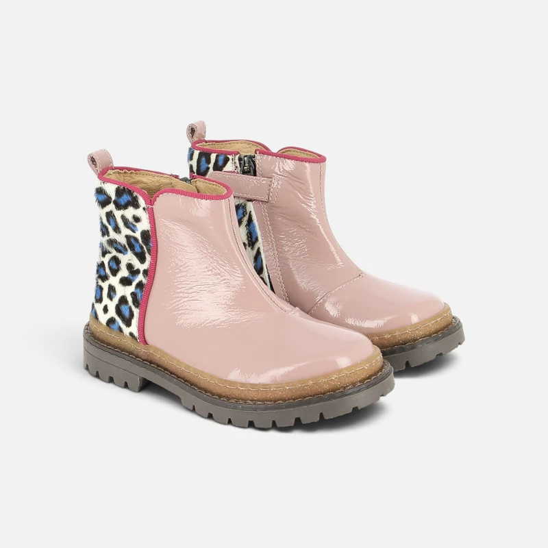 WALL BOOTS - VERNIS-KAMARI - FUSHIA-BIANCO BLEU