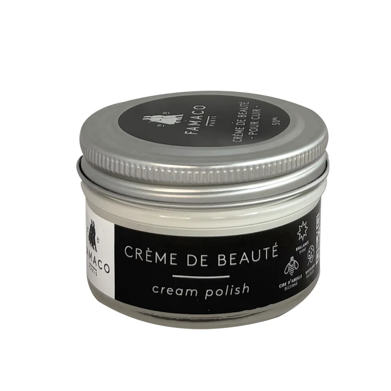 Crème de soin pour cuirs lisses