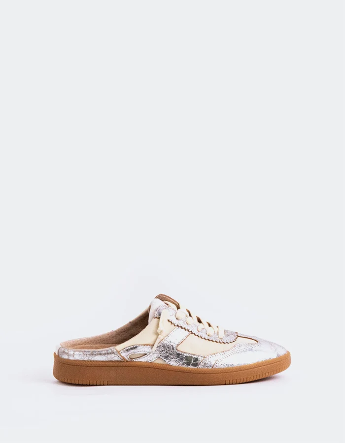 Solina Silver Leather