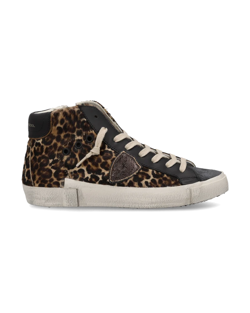 Sneakers Prsx High Women, Animal-Print Black