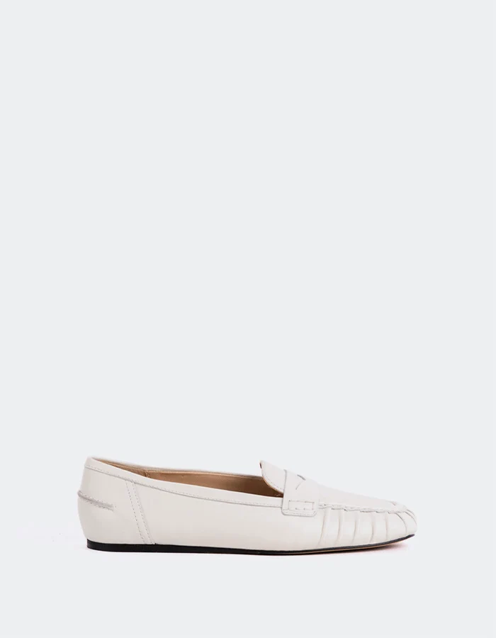 Floraya Off White Leather