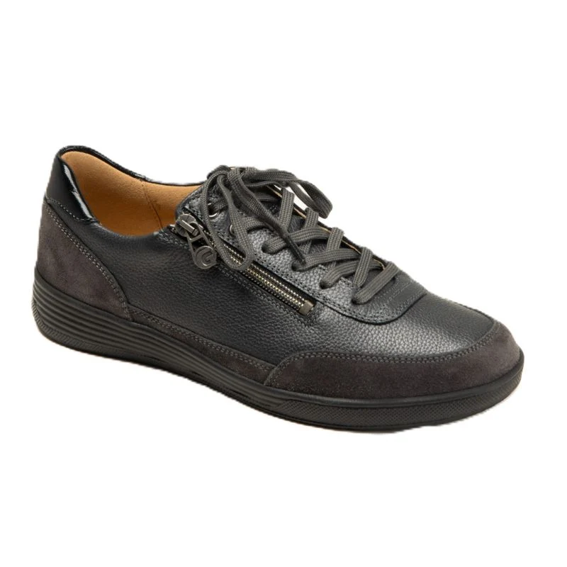 Chaussure à lacets Femme Kenza Gris foncé
