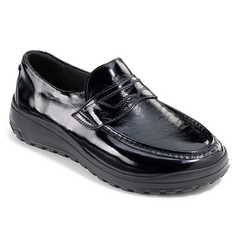 Mocassin Femme Nola Noir verni