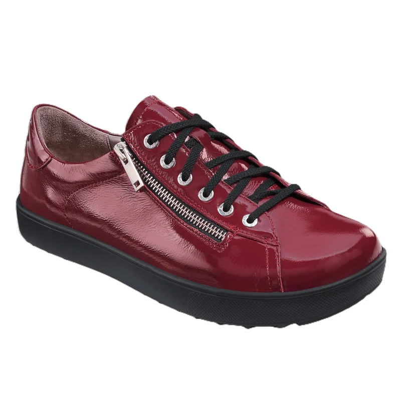 Chaussure à lacets Femme Margot Bordeaux verni