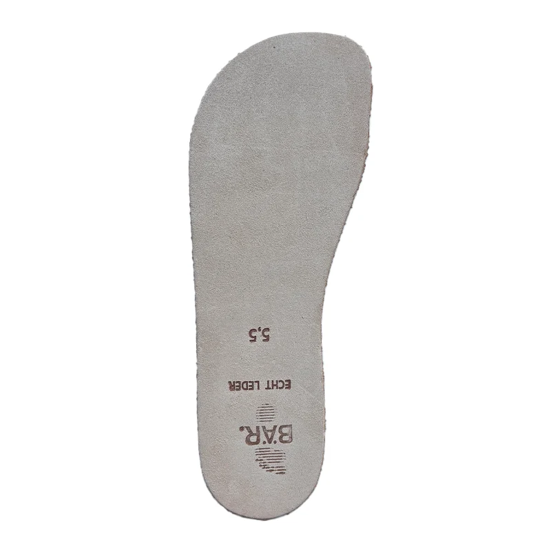 Semelles intérieures en cuir 2 mm forme large
