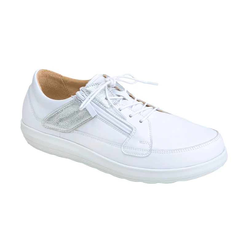 Chaussure à lacets Femme Rose Blanc-Argent