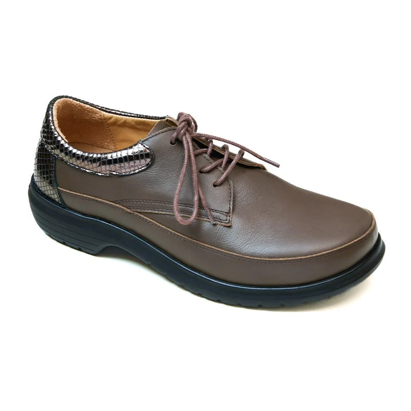 Chaussure à lacets Femme Dune Marron