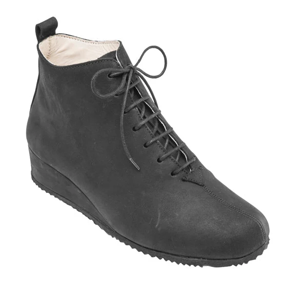 Bottine Femme Prune Noir