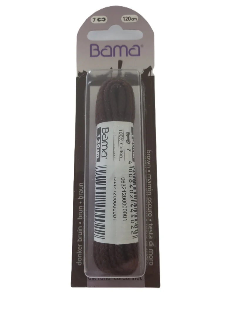 Lacets ronds Marron 120 cm