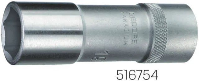 Douille GEDORE, six pans, longue