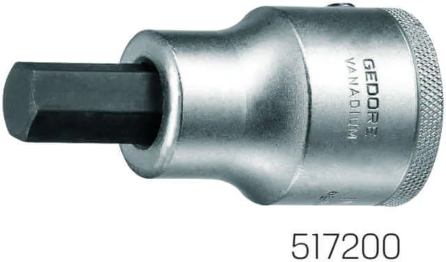 Embout de tournevis GEDORE, hexagone extérieur