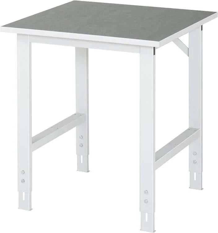 Table de travail RAU, Tom - plaque de linoléum L750xP800xH760 -1080mm