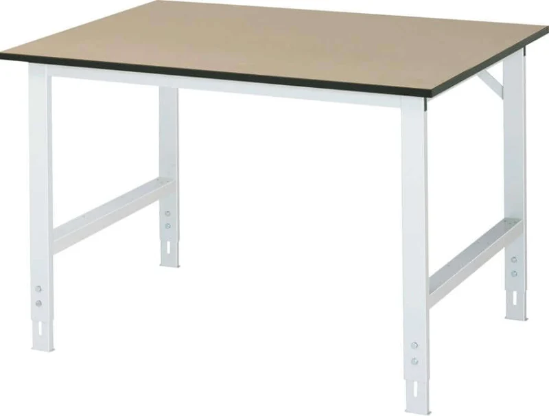 Table de travail RAU, Tom - Plateau MDF B1250xP1000xH760-10 80mm