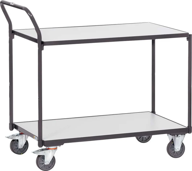 Chariot de table ESD FETRA, avec 2 LF 250kg, 850x500mm
