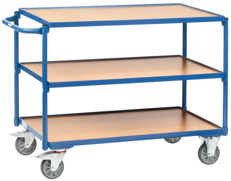 Chariot à plateaux FETRA, 2950 250kg 3 étagères 850x500mm fetra