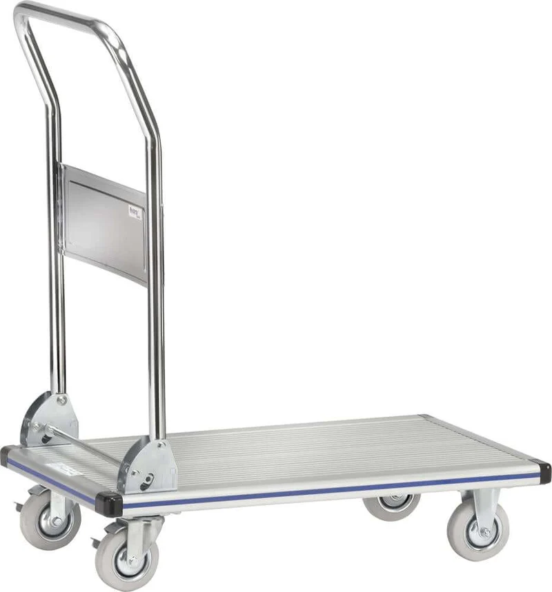 Chariot à plateforme en aluminium FETRA, 3120 support pliable 740x480 mm fetra