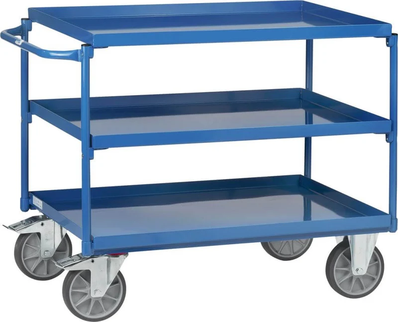 Chariot à plateaux FETRA, 4832 400kg 3 bacs 1000x700mm fetra