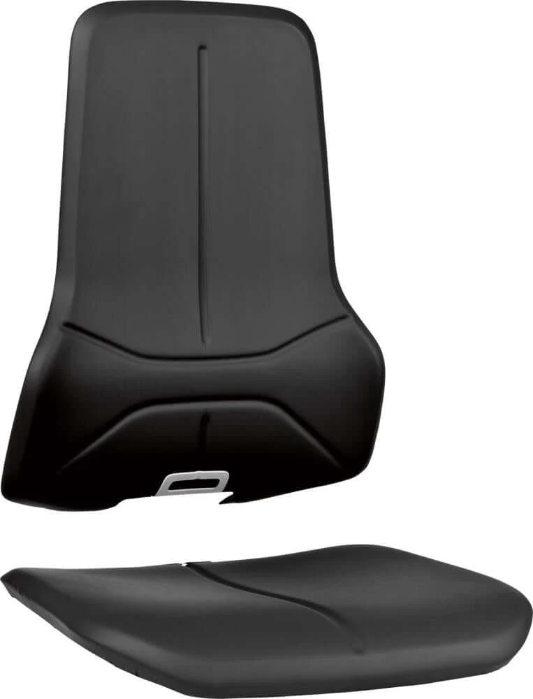 Élément de rembourrage BIMOS, simili cuir noir pour chaise de bureau Neon