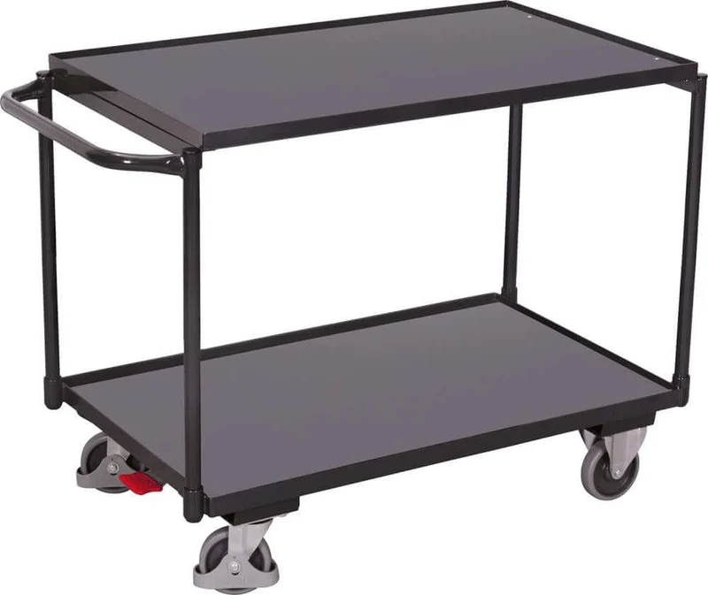 Chariot à plateaux VARIOFIT, avec 2 surfaces de chargement sw-500.501/AG