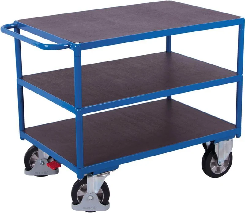 Chariot de table pour charges lourdes VARIOFIT, 3xLF surface de chargement 995 x 700 VarioFit